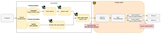 Tetragon Process Lifecycle Observation: Tetragon Agent Part